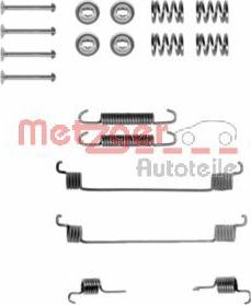 Metzger 105-0672 - Комплектующие, барабанный тормозной механизм avtokuzovplus.com.ua