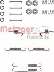 Metzger 105-0673 - Комплектующие, барабанный тормозной механизм avtokuzovplus.com.ua