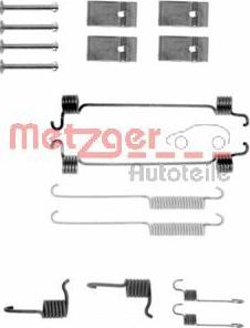 Metzger 105-0676 - Комплектуючі, барабанний гальмівний механізм autocars.com.ua