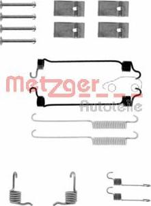 Metzger 105-0677 - Комплектующие, барабанный тормозной механизм avtokuzovplus.com.ua