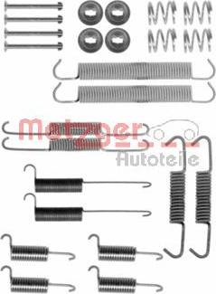 Metzger 105-0712 - Комплектующие, барабанный тормозной механизм avtokuzovplus.com.ua