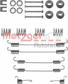 Metzger 105-0747 - Комплектующие, барабанный тормозной механизм avtokuzovplus.com.ua