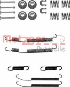 Metzger 105-0760 - Комплектующие, барабанный тормозной механизм avtokuzovplus.com.ua