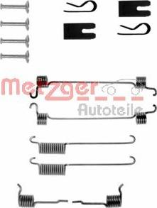 Metzger 105-0772 - Комплектующие, барабанный тормозной механизм autodnr.net