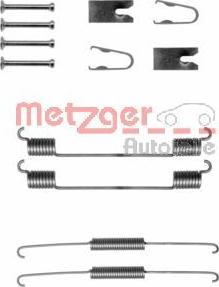 Metzger 105-0781 - Комплектующие, барабанный тормозной механизм avtokuzovplus.com.ua