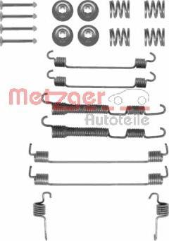 Metzger 105-0786 - Комплектующие, барабанный тормозной механизм avtokuzovplus.com.ua