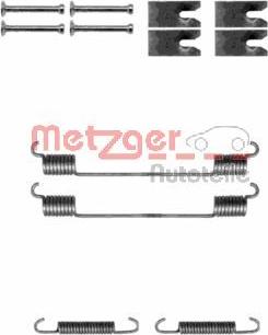 Metzger 105-0814 - Комплектующие, барабанный тормозной механизм avtokuzovplus.com.ua