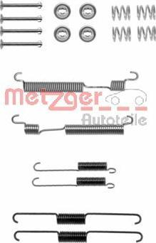 Metzger 105-0824 - Комплектующие, барабанный тормозной механизм avtokuzovplus.com.ua