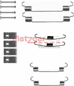 Metzger 105-0833 - Комплектуючі, барабанний гальмівний механізм autocars.com.ua