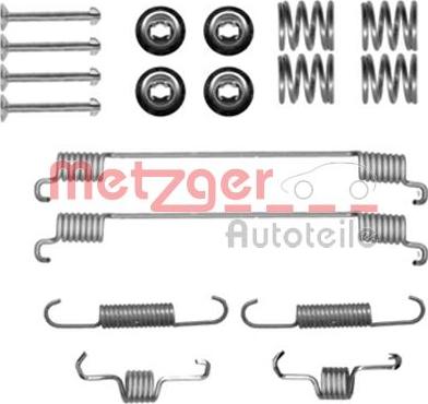 Metzger 105-0889 - Комплектуючі, барабанний гальмівний механізм autocars.com.ua