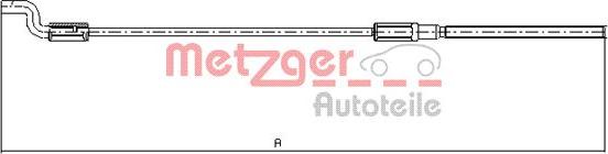 Metzger 10.7621 - Трос, гальмівна система autocars.com.ua