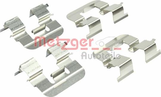 Metzger 109-0024 - Комплектуючі, колодки дискового гальма autocars.com.ua