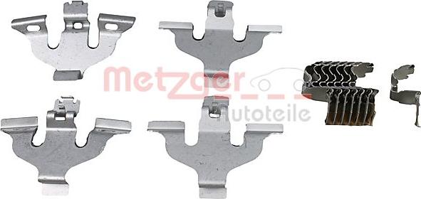 Metzger 109-0092 - Комплектующие для колодок дискового тормоза avtokuzovplus.com.ua