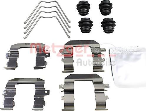 Metzger 109-0131 - Комплектуючі, колодки дискового гальма autocars.com.ua