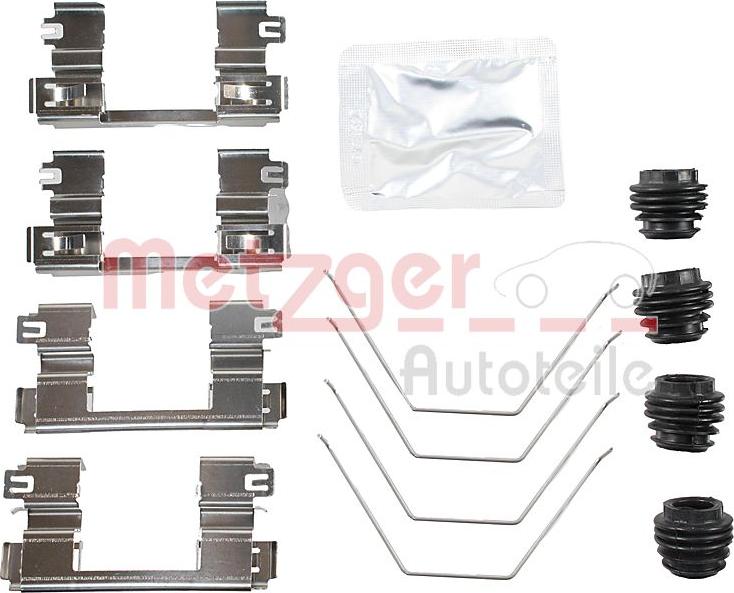 Metzger 109-0146 - Комплектуючі, колодки дискового гальма autocars.com.ua
