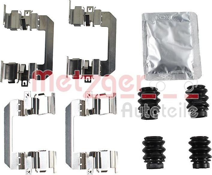 Metzger 109-0176 - Комплектуючі, колодки дискового гальма autocars.com.ua