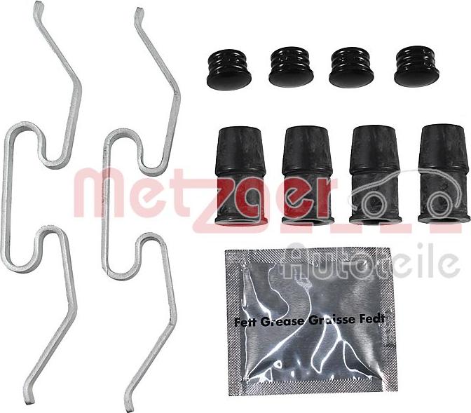 Metzger 109-0179 - Комплектуючі, колодки дискового гальма autocars.com.ua