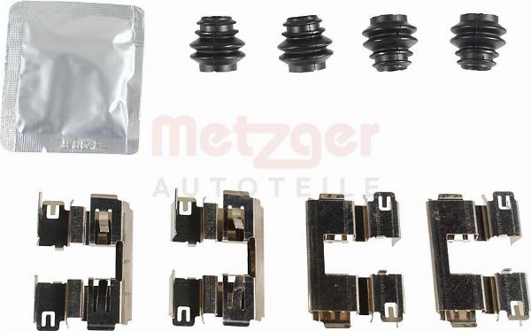 Metzger 109-0186 - Комплектуючі, колодки дискового гальма autocars.com.ua