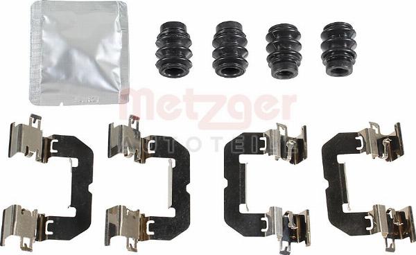 Metzger 109-0188 - Комплектуючі, колодки дискового гальма autocars.com.ua