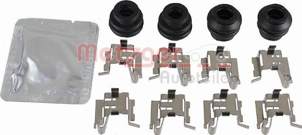 Metzger 109-0192 - Комплектуючі, колодки дискового гальма autocars.com.ua