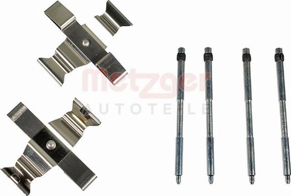 Metzger 109-0205 - Комплектуючі, колодки дискового гальма autocars.com.ua