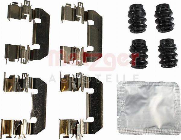 Metzger 109-0212 - Комплектуючі, колодки дискового гальма autocars.com.ua