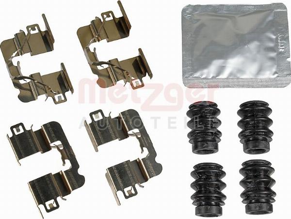 Metzger 109-0213 - Комплектуючі, колодки дискового гальма autocars.com.ua