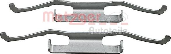 Metzger 109-1011 - Комплектуючі, колодки дискового гальма autocars.com.ua