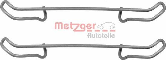 Metzger 109-1056 - Комплектуючі, колодки дискового гальма autocars.com.ua