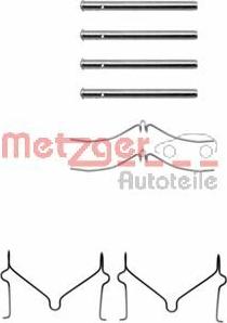 Metzger 109-1126 - Комплектующие для колодок дискового тормоза avtokuzovplus.com.ua