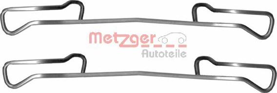 Metzger 109-1150 - Комплектуючі, колодки дискового гальма autocars.com.ua