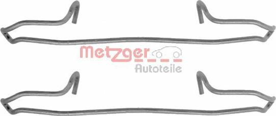 Metzger 109-1159 - Комплектуючі, колодки дискового гальма autocars.com.ua