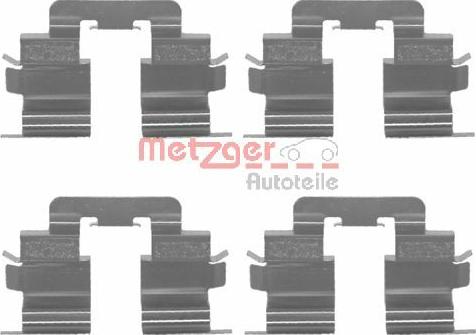 Metzger 109-1215 - Комплектующие для колодок дискового тормоза avtokuzovplus.com.ua