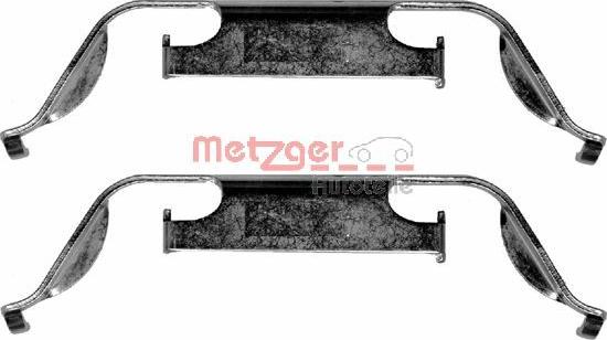 Metzger 109-1222 - Комплектующие для колодок дискового тормоза autodnr.net