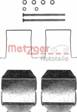 Metzger 109-1237 - Комплектующие для колодок дискового тормоза autodnr.net