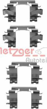 Metzger 109-1257 - Комплектующие для колодок дискового тормоза avtokuzovplus.com.ua
