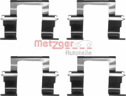 Metzger 109-1274 - Комплектуючі, колодки дискового гальма autocars.com.ua