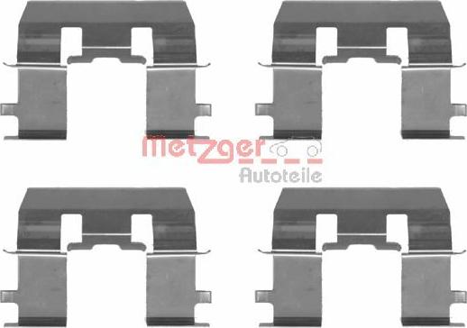 Metzger 109-1281 - Комплектующие для колодок дискового тормоза autodnr.net