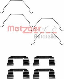 Metzger 109-1292 - Комплектующие для колодок дискового тормоза avtokuzovplus.com.ua