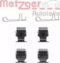 Metzger 109-1604 - Комплектуючі, колодки дискового гальма autocars.com.ua