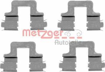 Metzger 109-1606 - Комплектующие для колодок дискового тормоза autodnr.net