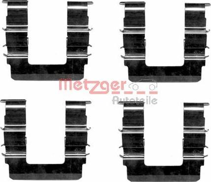 Metzger 109-1615 - Комплектующие для колодок дискового тормоза avtokuzovplus.com.ua