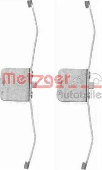 Metzger 109-1639 - Комплектуючі, колодки дискового гальма autocars.com.ua