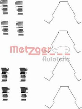 Metzger 109-1652 - Комплектующие для колодок дискового тормоза avtokuzovplus.com.ua