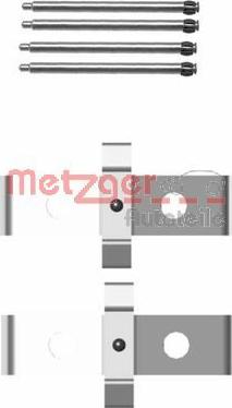 Metzger 109-1674 - Комплектуючі, колодки дискового гальма autocars.com.ua