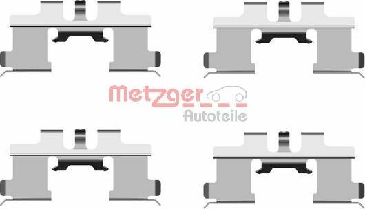 Metzger 109-1677 - Комплектующие для колодок дискового тормоза avtokuzovplus.com.ua