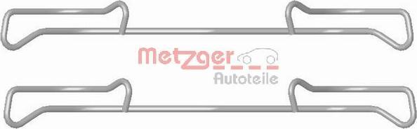Metzger 109-1678 - Комплектуючі, колодки дискового гальма autocars.com.ua