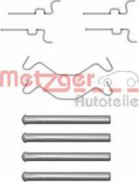 Metzger 109-1683 - Комплектуючі, колодки дискового гальма autocars.com.ua