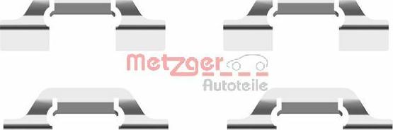 Metzger 109-1685 - Комплектуючі, колодки дискового гальма autocars.com.ua