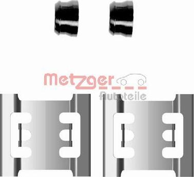 Metzger 109-1688 - Комплектуючі, колодки дискового гальма autocars.com.ua